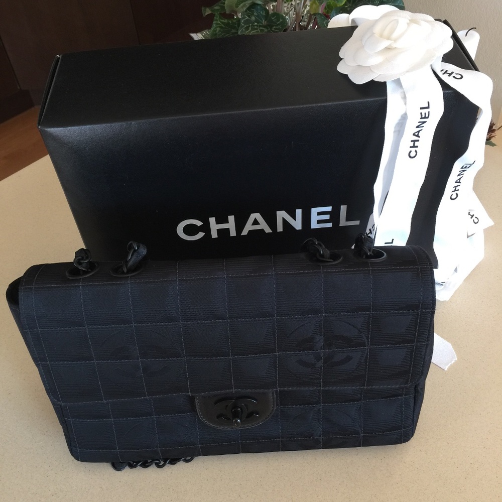 Chanel Canvas Classic Flap Handbag